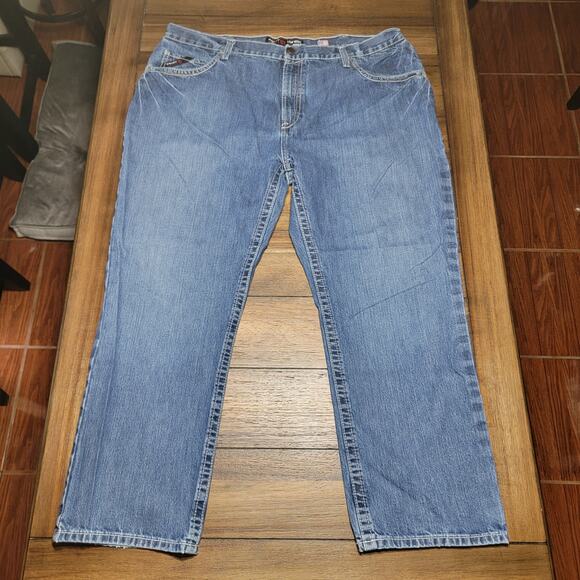 Ariat Low Rise M4 Boot Medium Wash Denim Jeans - Size 44 X 30 - Picture 1 of 9